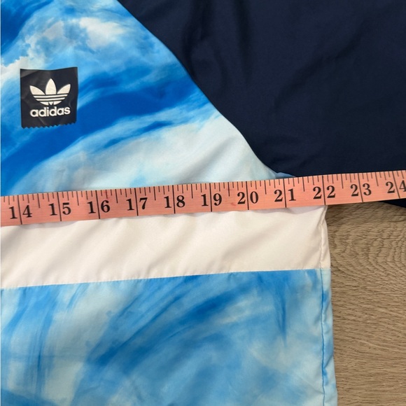 Adidas Men’s Blue and White Raincoat - Picture 9 of 11